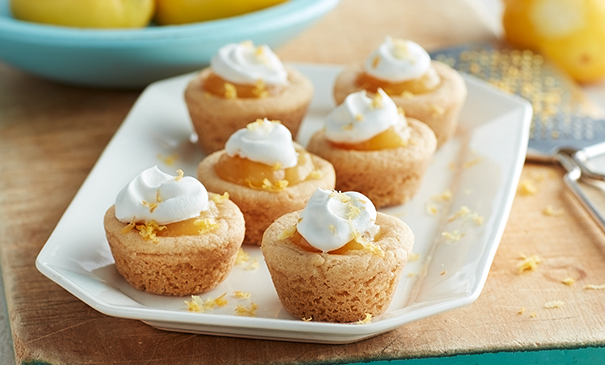 Lemon Cream Pie Cookie Cups