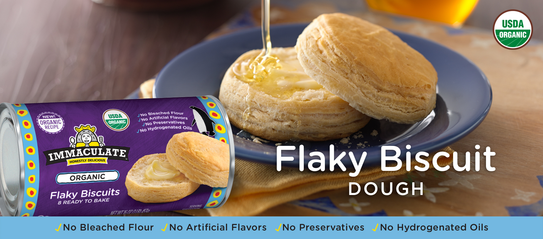 Organic Flaky Biscuits Immaculate Baking Company Organic Flaky Biscuits